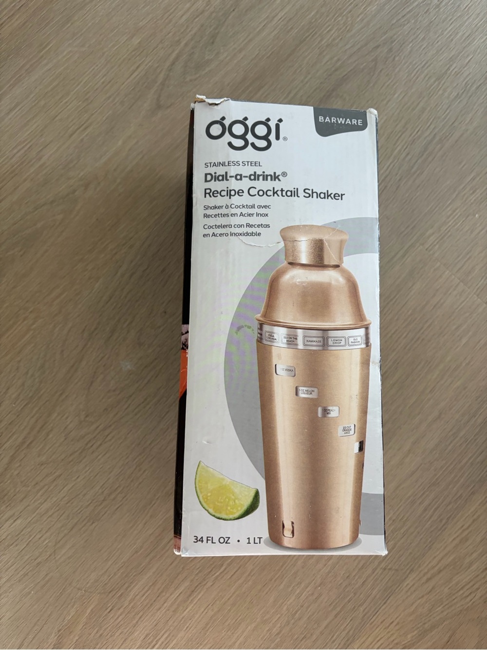 OGGI Cocktail Shaker NEW